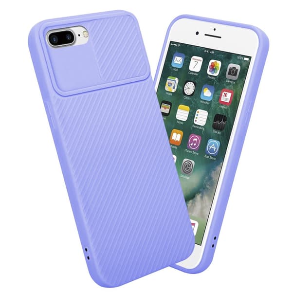 iPhone 7 PLUS / 7S PLUS / 8 PLUS Skal Fodral av flexibel TPU-silikon och med kameraskydd Mobilskydd Case Cover