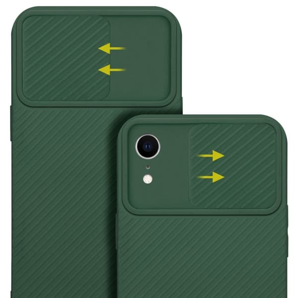 iPhone XR Skal Fodral av flexibel TPU-silikon och med kameraskydd Mobilskydd Case Cover