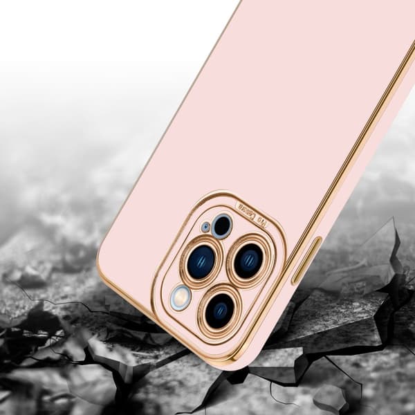 iPhone 13 PRO MAX Suojakuori Suojakotelo joka on valmistettu joustavasta TPU-silikonista ja jossa on kameran suojaus