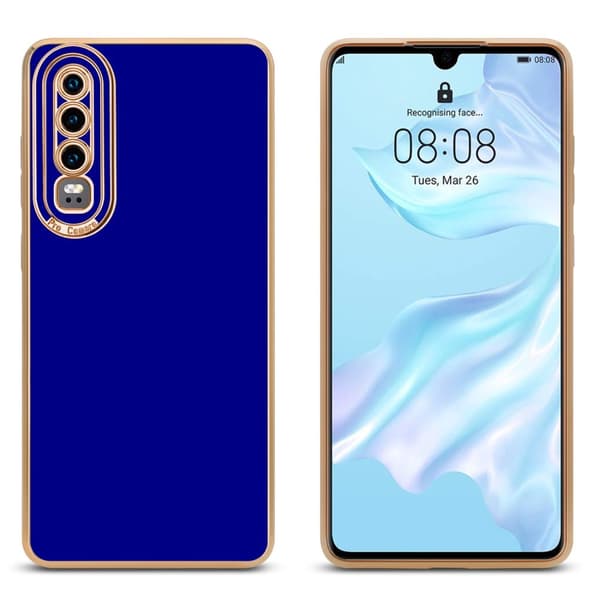Huawei P30 Fodral Skal av flexibel TPU-silikon och med kameraskydd Case Cover