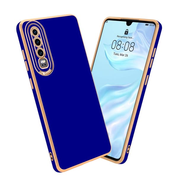Huawei P30 Fodral Skal av flexibel TPU-silikon och med kameraskydd Case Cover