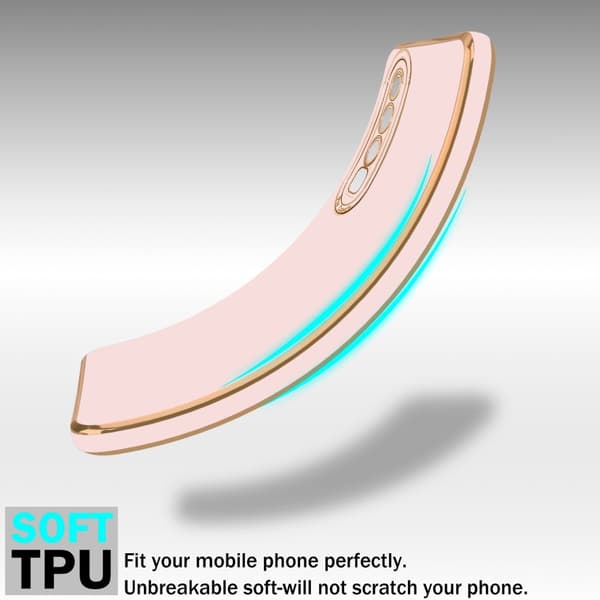 Huawei P30 Fodral Skal av flexibel TPU-silikon och med kameraskydd Case Cover