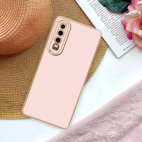Huawei P30 Fodral Skal av flexibel TPU-silikon och med kameraskydd Case Cover