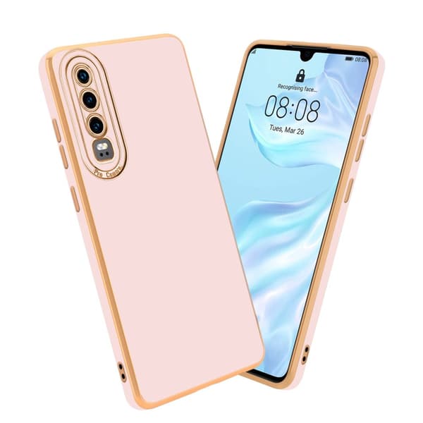 Huawei P30 Fodral Skal av flexibel TPU-silikon och med kameraskydd Case Cover