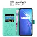 Miniatyrbild 3 av 8: Realme 6 4G / 6s Skal Fodral i blomdesign Mobilskydd Case Cover med magnetisk stängning, ståfunktion och kortplatser