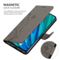 Miniatyrbild 5 av 8: Realme 5 PRO / Realme Q Skal Fodral i blomdesign Mobilskydd Case Cover med magnetisk stängning, ståfunktion och kortplatser