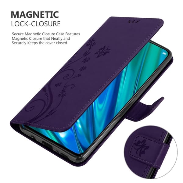 Realme 5 PRO / Realme Q Suojakotelo Suojakuori Lompakkokotelo Matkapuhelinkotelo Kukat jossa on magneettisuljenta, jalusta-toiminto ja korttipaikat