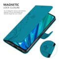 Miniatyrbild 5 av 8: Realme 5 PRO / Realme Q Skal Fodral i blomdesign Mobilskydd Case Cover med magnetisk stängning, ståfunktion och kortplatser