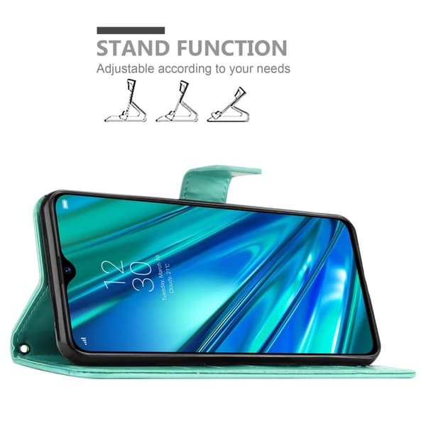 Realme 5 PRO / Realme Q Pungetui Cover Blomster ()