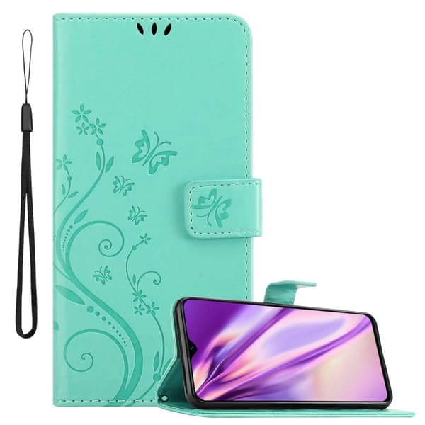 Realme 5 PRO / Realme Q Pungetui Cover Blomster ()