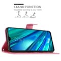 Miniatyrbild 4 av 8: Realme 5 PRO / Realme Q Skal Fodral i blomdesign Mobilskydd Case Cover med magnetisk stängning, ståfunktion och kortplatser