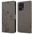 Miniatyrbillede 7 af 7: Oppo FIND X5 PRO Pungetui Cover Blomster ()