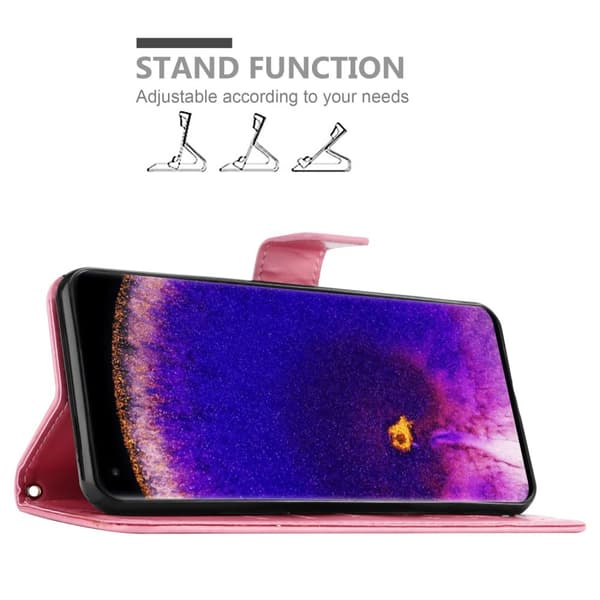 Oppo FIND X5 PRO Pungetui Cover Blomster ()