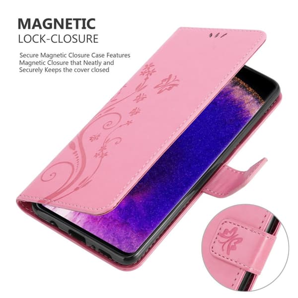 Oppo FIND X5 PRO Pungetui Cover Blomster ()
