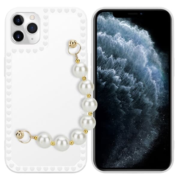 iPhone 11 PRO MAX Suojakuori Suojakotelo Joustavasta TPU-silikonista valmistettu suojakuori jossa on ranneketju