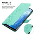 Pikkukuva 5 / 8: Oppo FIND X5 LITE / Reno7 5G Suojakotelo Suojakuori Lompakkokotelo Matkapuhelinkotelo Kukat jossa on magneettisuljenta, jalusta-toiminto ja