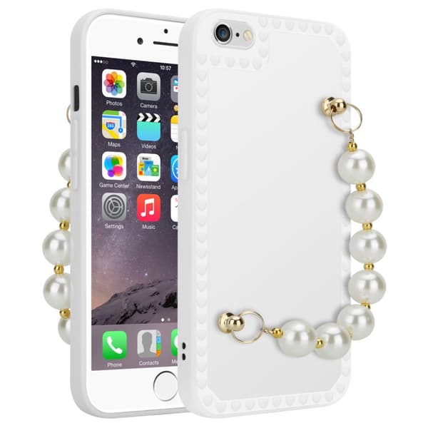 Deksel til iPhone 6 / 6S Silikondeksel med håndleddslenke