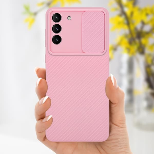 Samsung Galaxy S21 PLUS Skal Fodral av flexibel TPU-silikon och med kameraskydd Mobilskydd Case Cover
