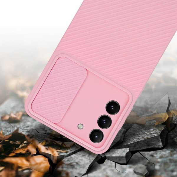 Samsung Galaxy S21 PLUS Skal Fodral av flexibel TPU-silikon och med kameraskydd Mobilskydd Case Cover