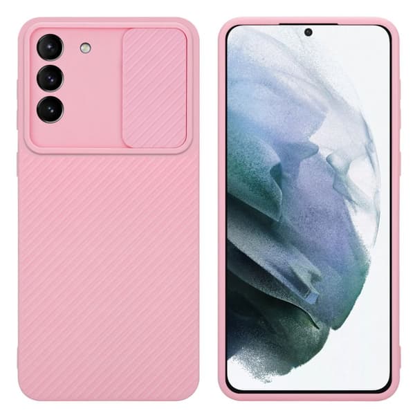 Samsung Galaxy S21 PLUS Skal Fodral av flexibel TPU-silikon och med kameraskydd Mobilskydd Case Cover