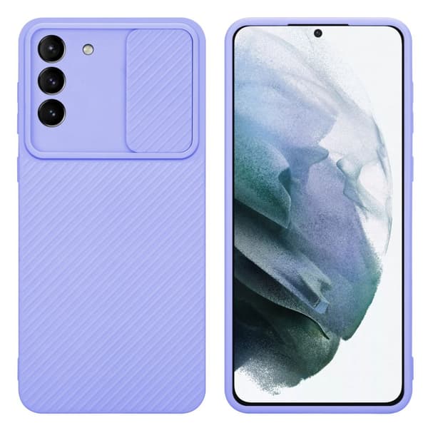 Deksel til Samsung Galaxy S21 PLUS med kamerabeskyttelse Bonbon Lila