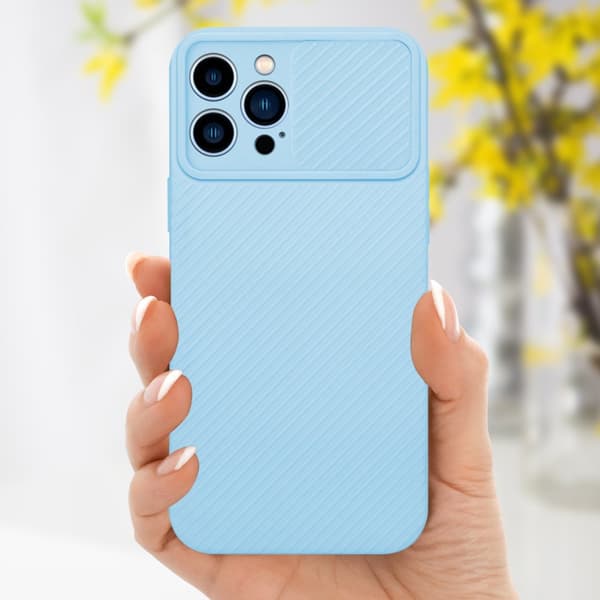 iPhone 13 PRO MAX Skal Fodral av flexibel TPU-silikon och med kameraskydd Mobilskydd Case Cover