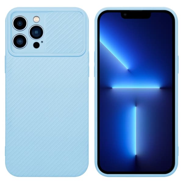 iPhone 13 PRO MAX Skal Fodral av flexibel TPU-silikon och med kameraskydd Mobilskydd Case Cover