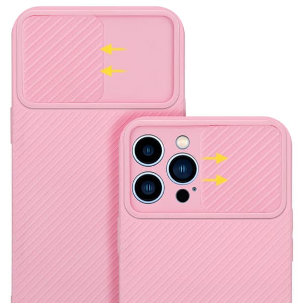 iPhone 13 PRO MAX Skal Fodral av flexibel TPU-silikon och med kameraskydd Mobilskydd Case Cover