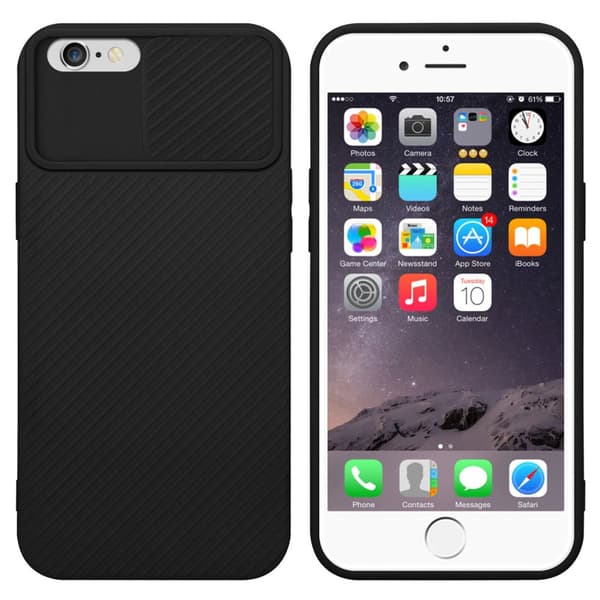 iPhone 6 PLUS / 6S PLUS Suojakuori Suojakotelo joka on valmistettu joustavasta TPU-silikonista ja jossa on kameran suojaus