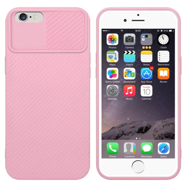 iPhone 6 PLUS / 6S PLUS Cover Etui Case () Bonbon Pink