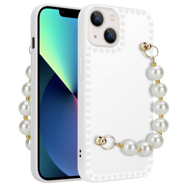 Deksel til iPhone 13 MINI Silikondeksel med håndleddslenke