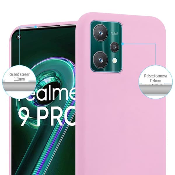 Realme 9 4G / 9 PRO+ Skal Fodral Case Cover Mobilskydd av flexibelt TPU-silikon