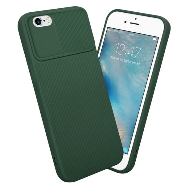 iPhone 6 / 6S Skal Fodral av flexibel TPU-silikon och med kameraskydd Mobilskydd Case Cover