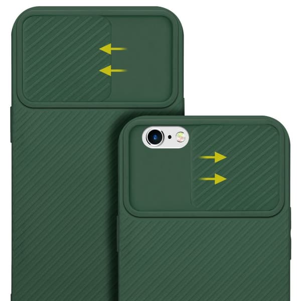 iPhone 6 / 6S Skal Fodral av flexibel TPU-silikon och med kameraskydd Mobilskydd Case Cover