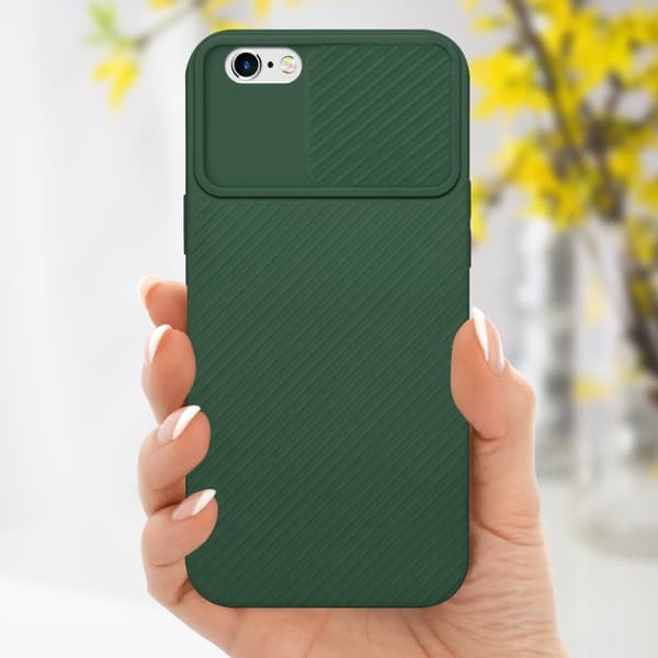 iPhone 6 / 6S Skal Fodral av flexibel TPU-silikon och med kameraskydd Mobilskydd Case Cover