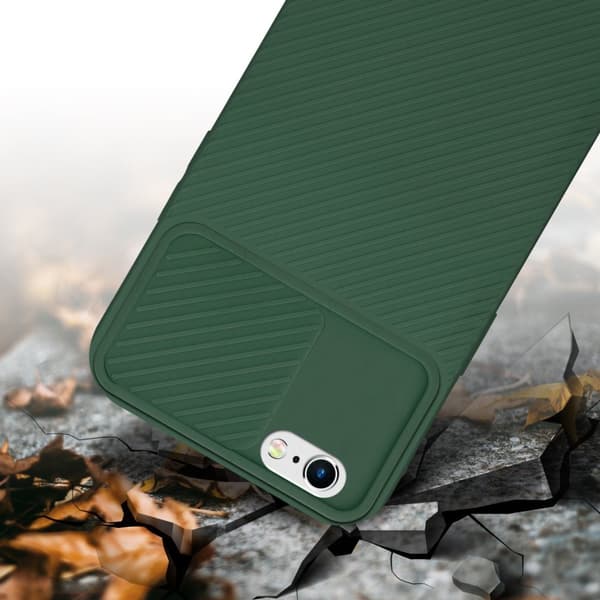 iPhone 6 / 6S Skal Fodral av flexibel TPU-silikon och med kameraskydd Mobilskydd Case Cover