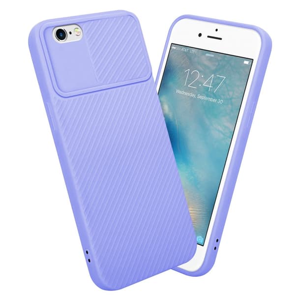 iPhone 6 / 6S Skal Fodral av flexibel TPU-silikon och med kameraskydd Mobilskydd Case Cover
