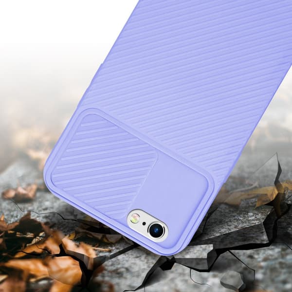 iPhone 6 / 6S Skal Fodral av flexibel TPU-silikon och med kameraskydd Mobilskydd Case Cover