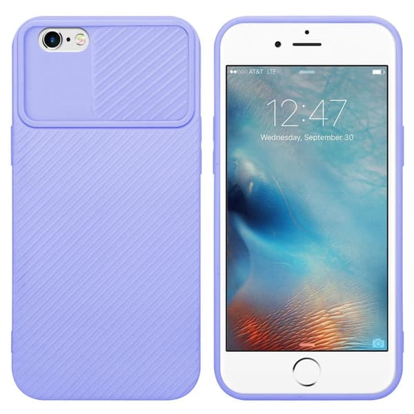 iPhone 6 / 6S Skal Fodral av flexibel TPU-silikon och med kameraskydd Mobilskydd Case Cover