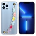 Pikkukuva 1 / 7: iPhone 13 PRO MAX Suojakuori Suojakotelo Joustavasta TPU-silikonista valmistettu suojakuori jossa on ranneketju
