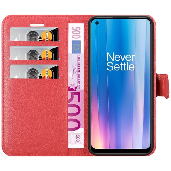 OnePlus Nord CE 2 5G Plånboksfodral Fodral Skal Case med magnetisk stängning, ståfunktion och kortplats