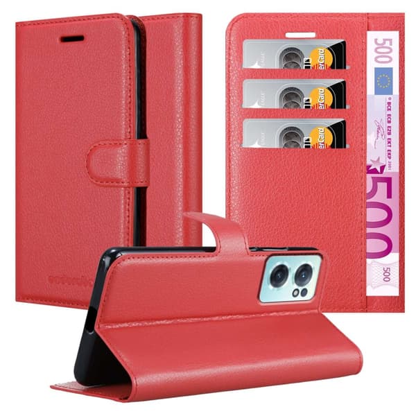 OnePlus Nord CE 2 5G Plånboksfodral Fodral Skal Case med magnetisk stängning, ståfunktion och kortplats