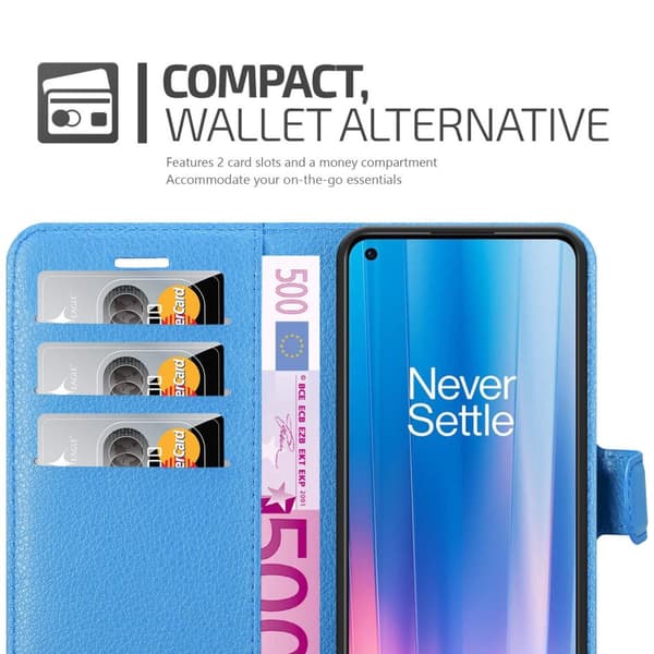 OnePlus Nord CE 2 5G Plånboksfodral Fodral Skal Case med magnetisk stängning, ståfunktion och kortplats