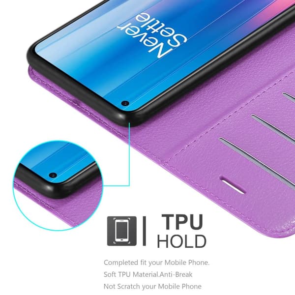 Deksel til OnePlus Nord CE 2 5G Lommebokdeksel med magnetisk lukking, stativfunksjon og kortlomme