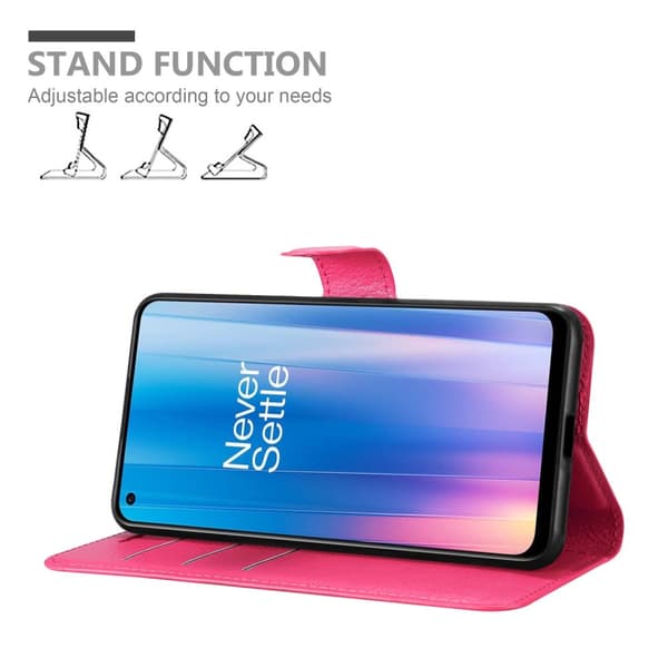 OnePlus Nord CE 2 5G Plånboksfodral Fodral Skal Case med magnetisk stängning, ståfunktion och kortplats