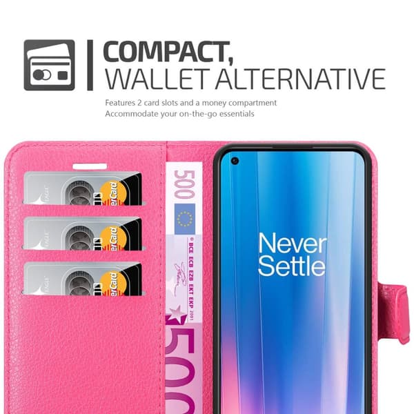 OnePlus Nord CE 2 5G Plånboksfodral Fodral Skal Case med magnetisk stängning, ståfunktion och kortplats