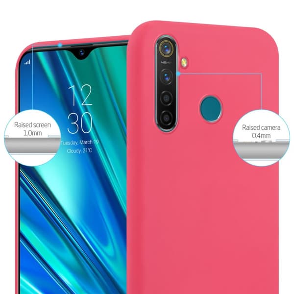 Realme 5 PRO / Realme Q Skal Fodral Case Cover Mobilskydd av flexibelt TPU-silikon