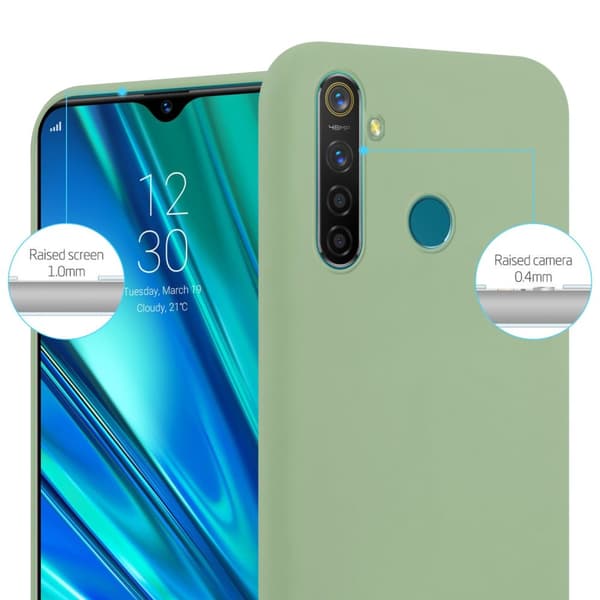Realme 5 PRO / Realme Q Skal Fodral Case Cover Mobilskydd av flexibelt TPU-silikon