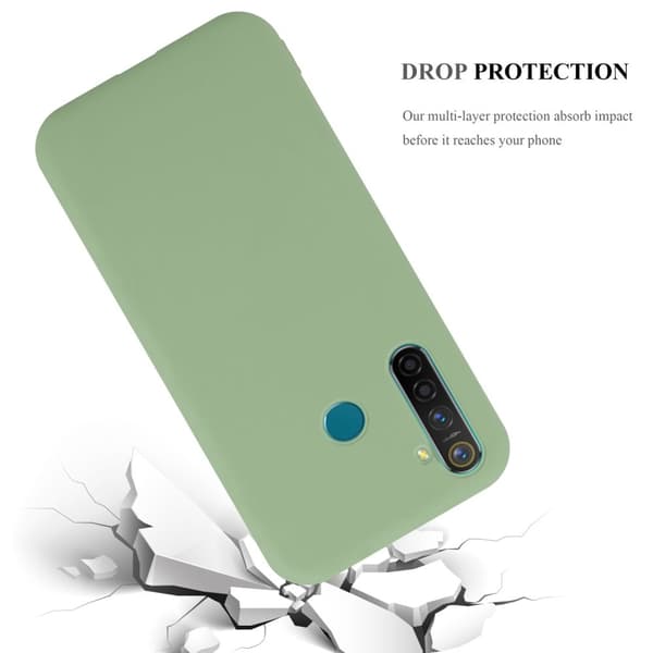 Realme 5 PRO / Realme Q Skal Fodral Case Cover Mobilskydd av flexibelt TPU-silikon