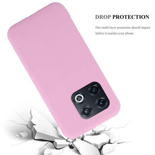 OnePlus 10 PRO 5G Skal Fodral Case Cover Mobilskydd av flexibelt TPU-silikon